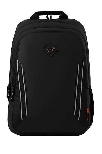 Wildcraft 3 Compartments Dark Edition 45 L PBP Backpack, Black