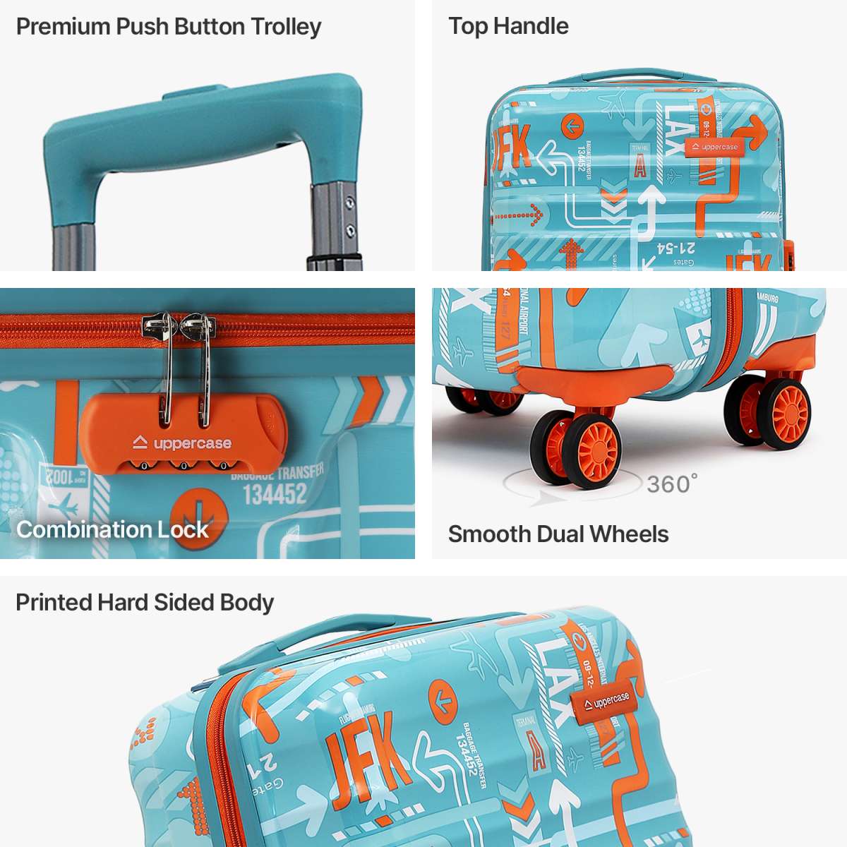 Uppercase JFK Plus TSA Lock, Hard Trolley