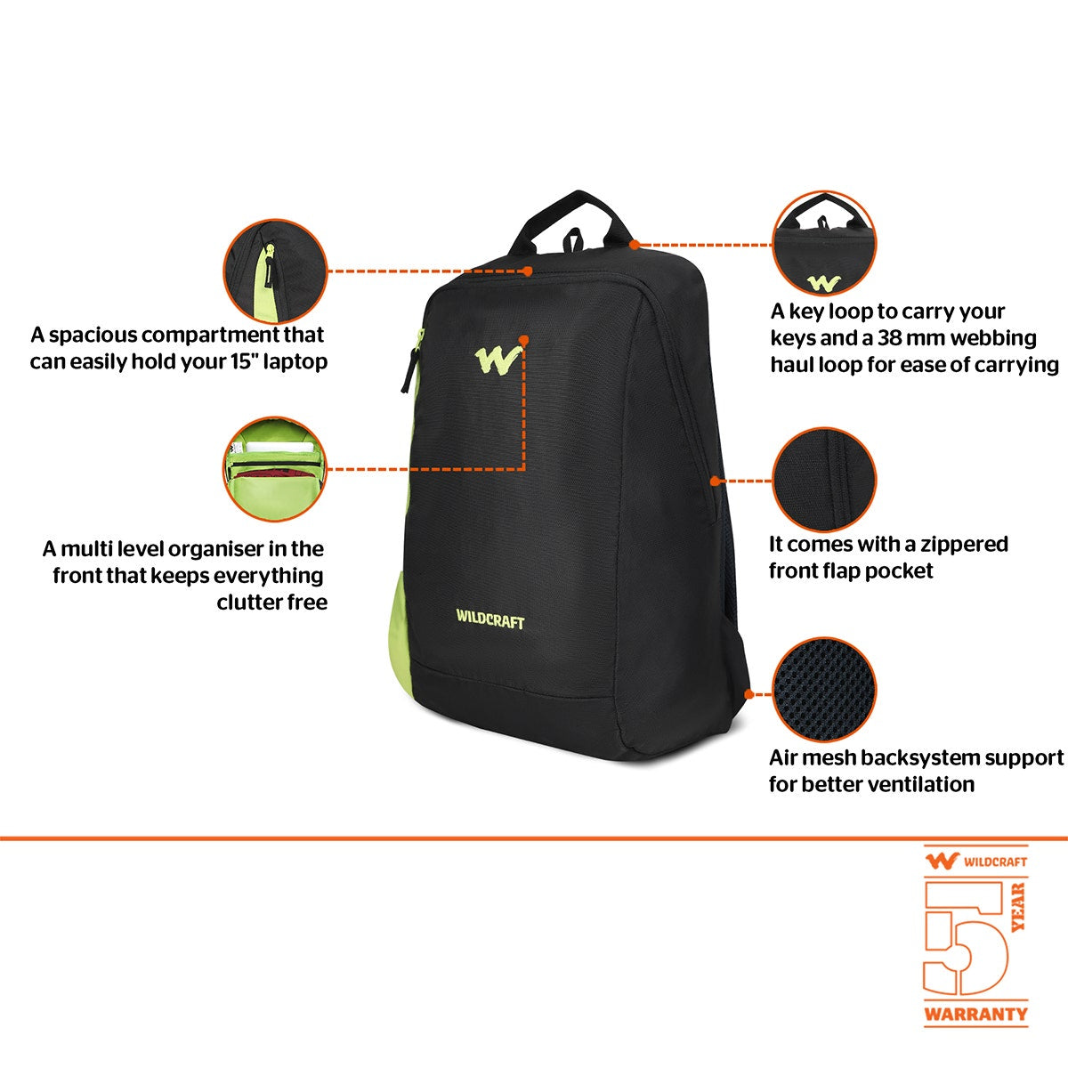 Streak 1.0 Laptop Backpack WC-12154