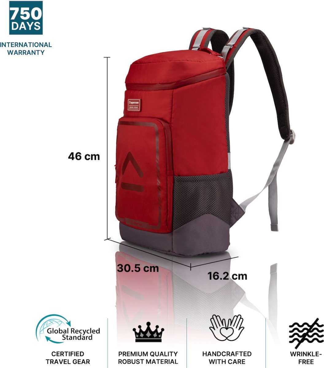 Uppercase Tall Boy 14" Laptop Backpack WaterRepellent College Travel Bag 23L