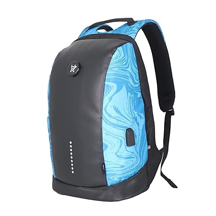 Arctic Fox Slope Anti-Theft Backpack | 23 Ltr Capacity|Water Resistant | Multipurpose Backpack |Rain Cover| Trolley sleeve 15.6 Inches Unisex Laptop Bag with USB Charging Port