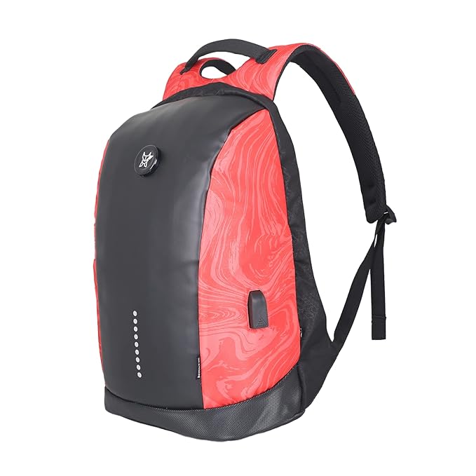 Arctic Fox Slope Anti-Theft Backpack | 23 Ltr Capacity|Water Resistant | Multipurpose Backpack |Rain Cover| Trolley sleeve 15.6 Inches Unisex Laptop Bag with USB Charging Port