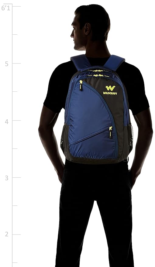 Wildcraft Turnaround Polyester Blue Laptop Backpack-35L