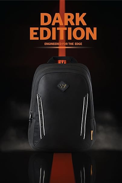 Wildcraft 3 Compartments Dark Edition 45 L PBP Backpack, Black