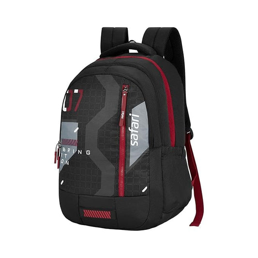 Safari 37L Bonus 1 Casual Backpack with Armor Base, Detachable Freebie Sling Bag, Side Bag, Bottle Holder, Front Pocket, File Holder, School & College Bags, Office Bag