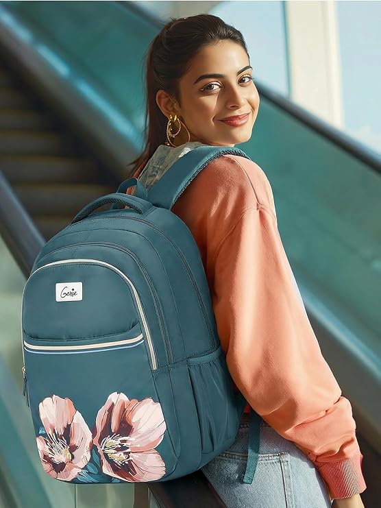 Genie Evepetal Laptop Backpack For Girls |19 Inch-36 L