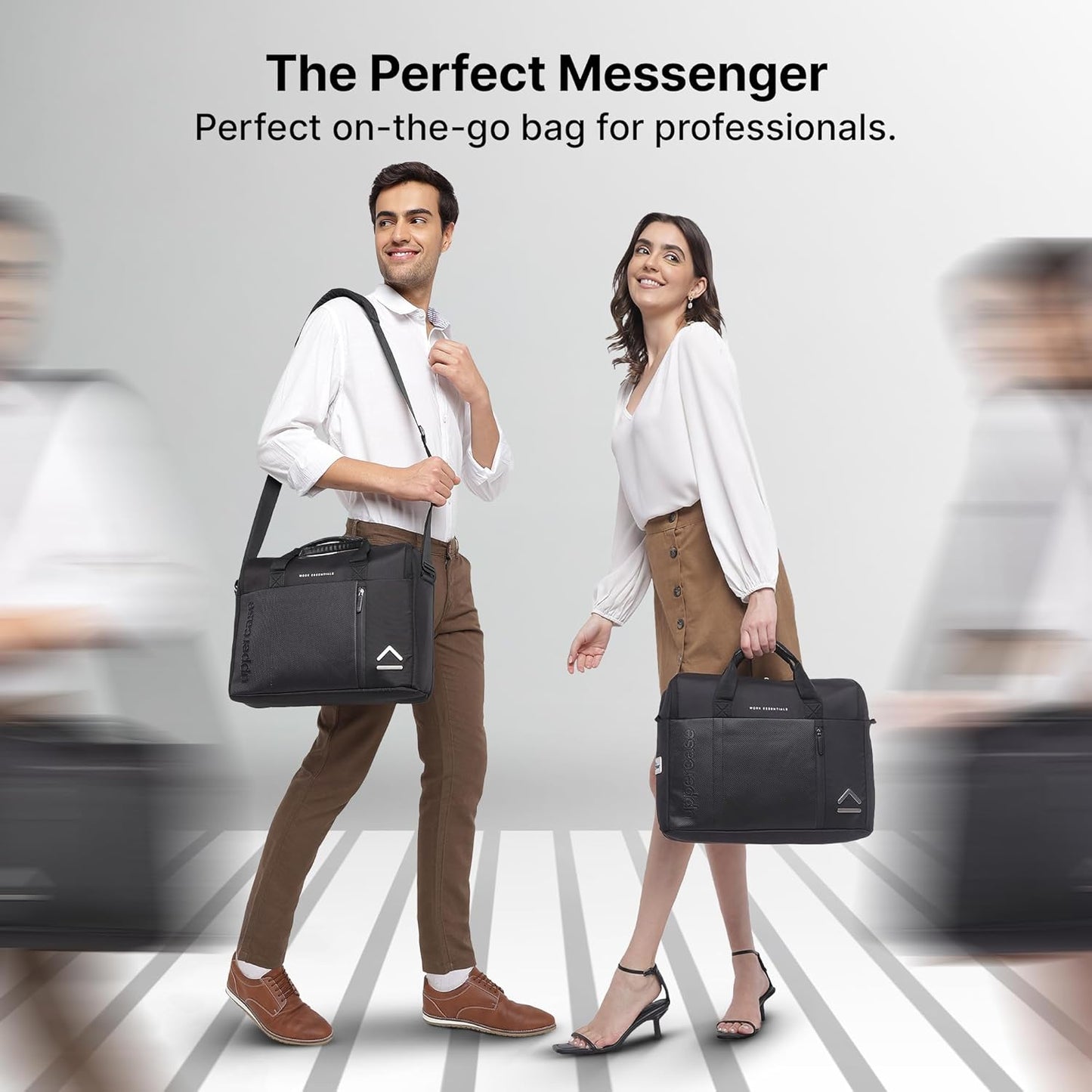 Uppercase 14L Omega 02 Professional Laptop Messenger Bag | upto 15.6''| 3x More Water Resistant