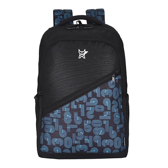 Arctic Fox Quantum School Backpack for Boys and Girls - 33 Liters (BLACK)