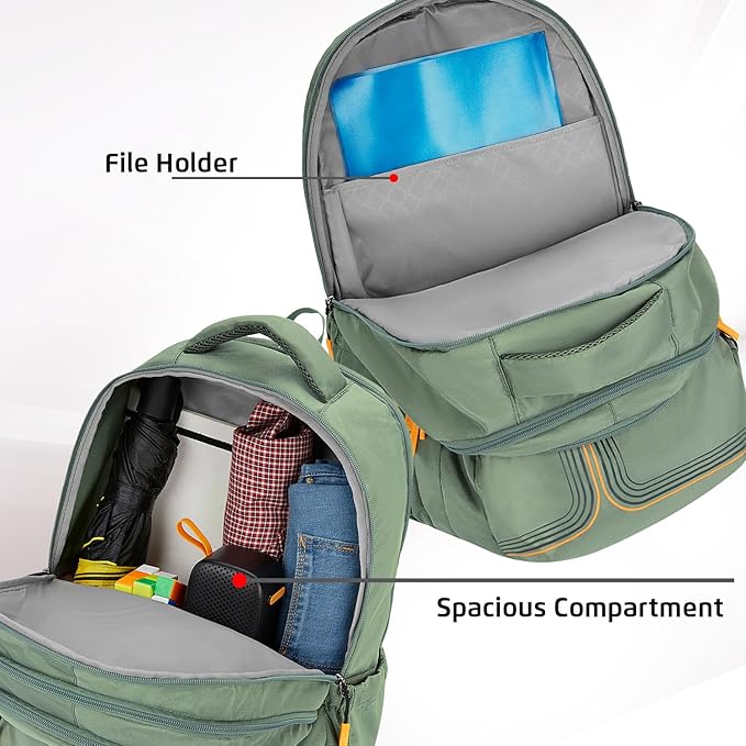 Safari Quadro 4 43L Casual Backpack with Armor Base and Antitheft Pocket
