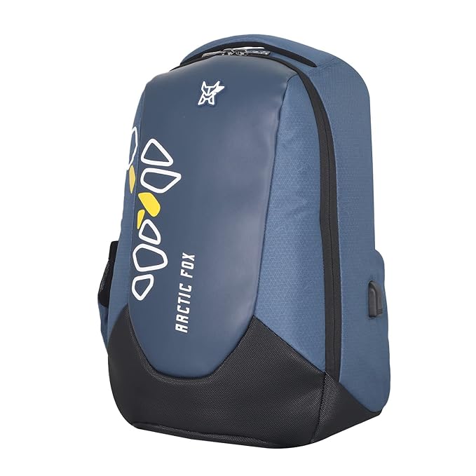 Arctic Fox Stone Alarm Zipper System | Anti-Theft Backpack with USB Charging Port | 15.5 Inch Laptop Bag
