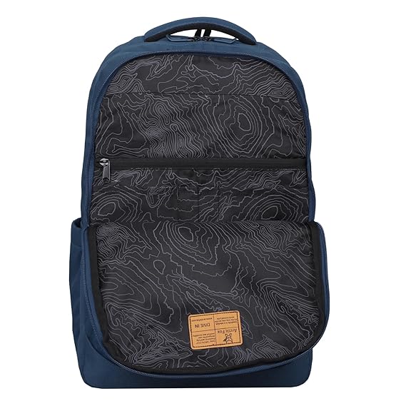 Arctic Fox Aim 15.6 inch Laptop Backpack for Men and Women 37 Liters- Black