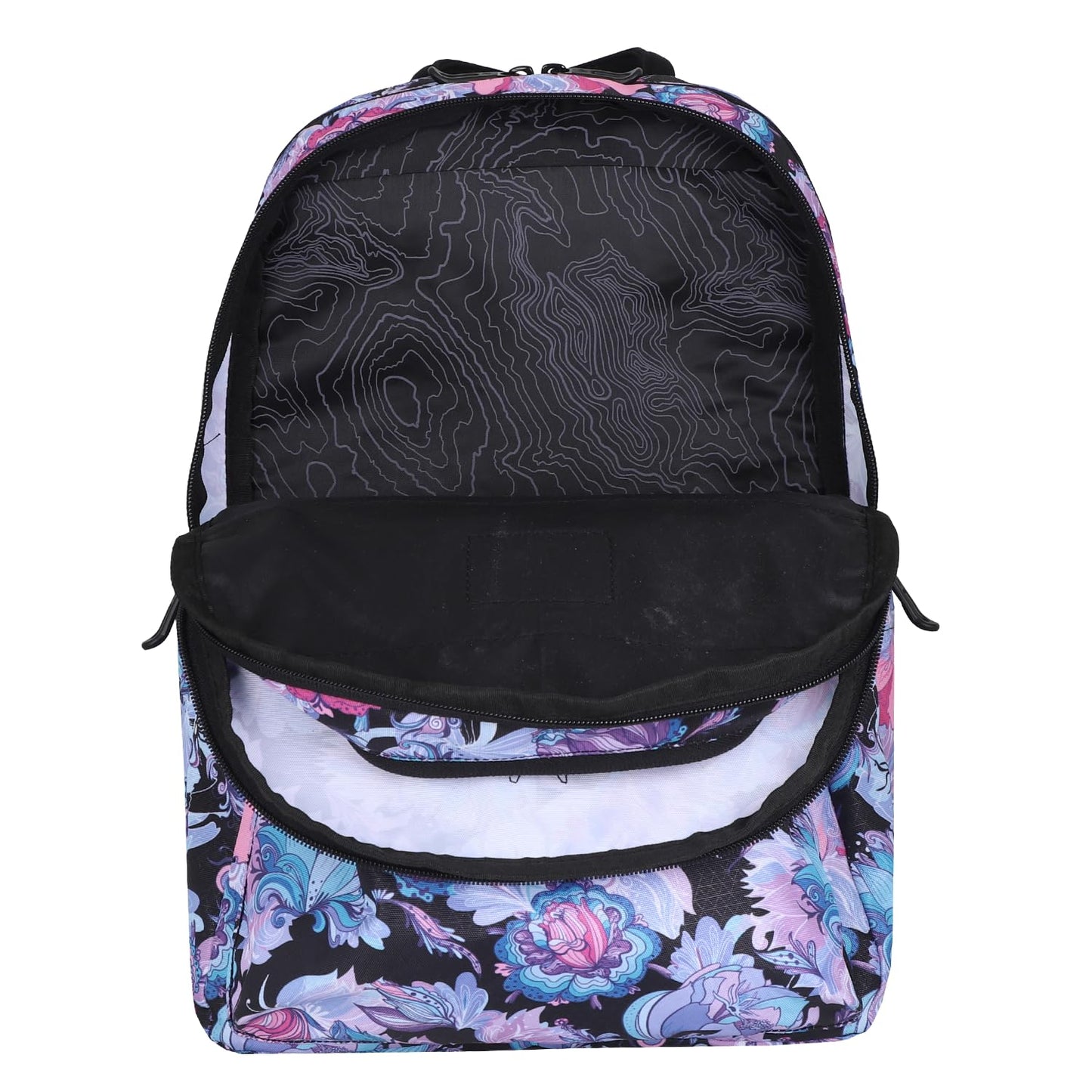 Arctic Fox Blossom School Backpack for Boys and Girls -Dark Denim 22 Ltr