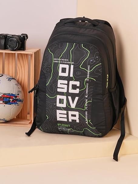 Wildcraft Atlas 45 LP Backpack-Black