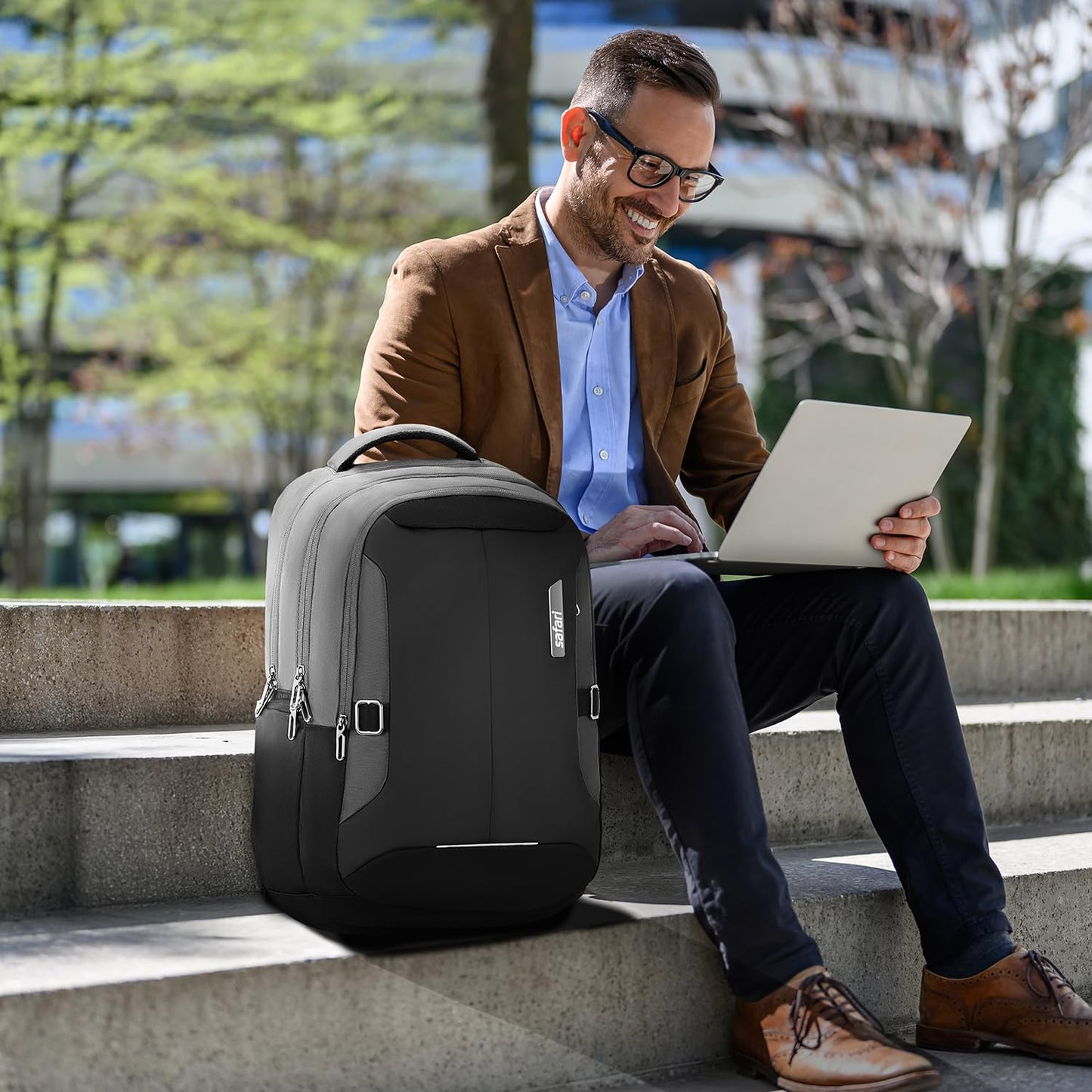 Safari Spade 2 34L Formal Laptop Backpack with Raincover