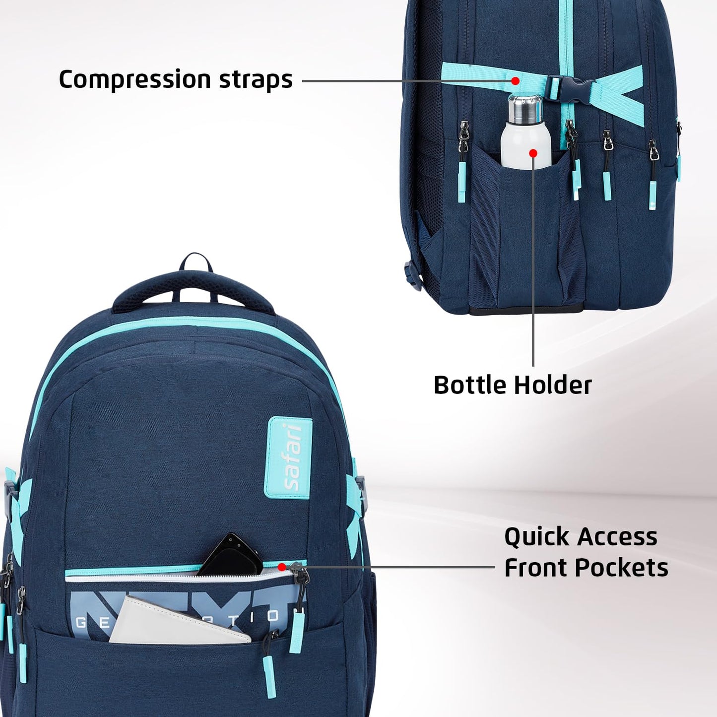 SAFARI Quadro 2 Large 43 L Backpack
