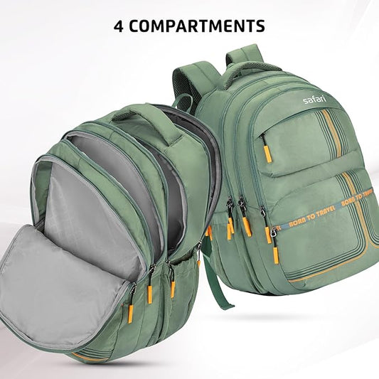 Safari Quadro 4 43L Casual Backpack with Armor Base and Antitheft Pocket