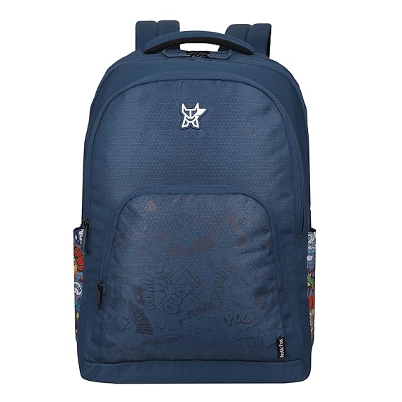 Arctic Fox Comic Castel Rock School Backpack for Boys and Girls- 33 Liters