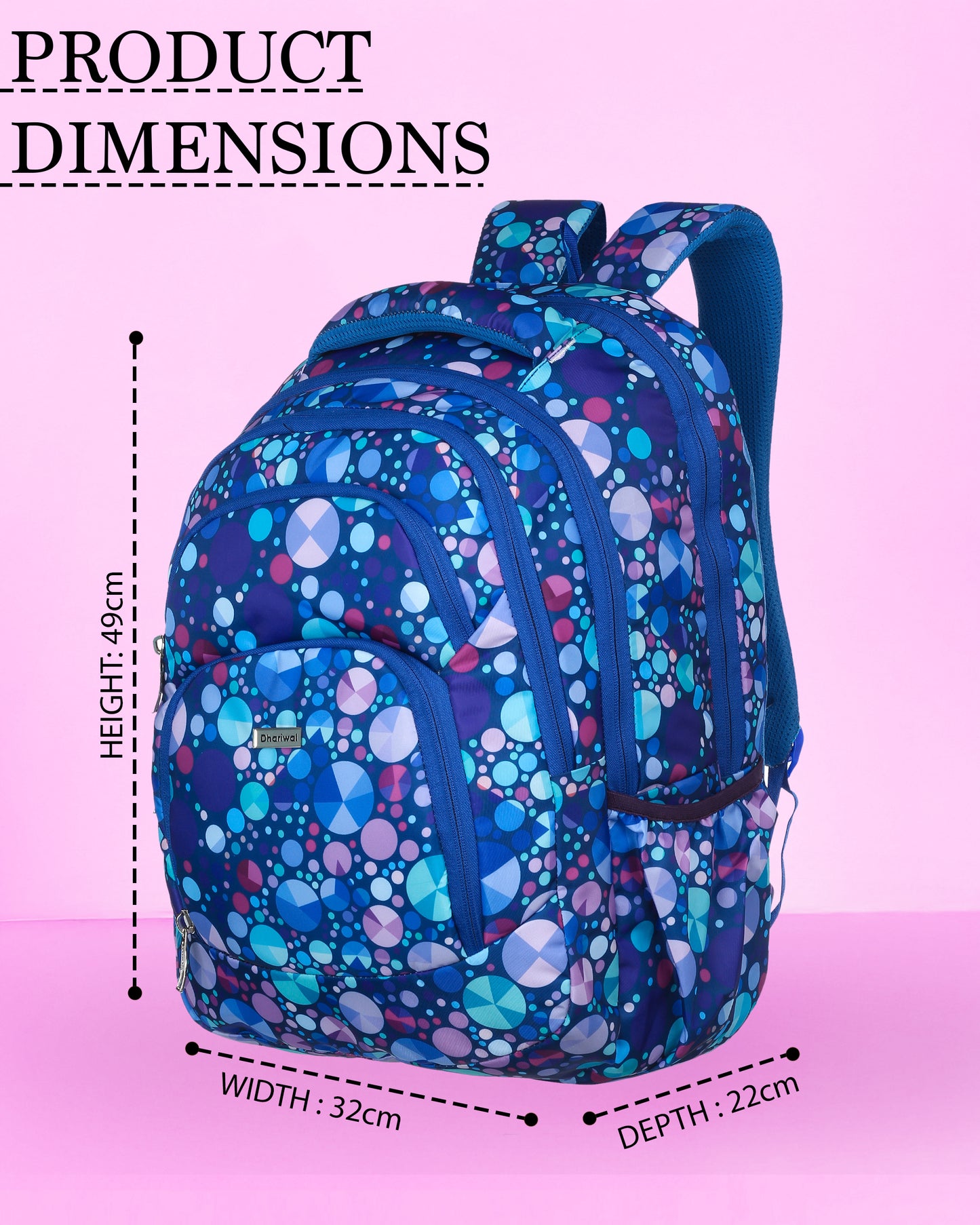 Dhariwal 36L Backpack Casual/School/College/Office Bag BP-248