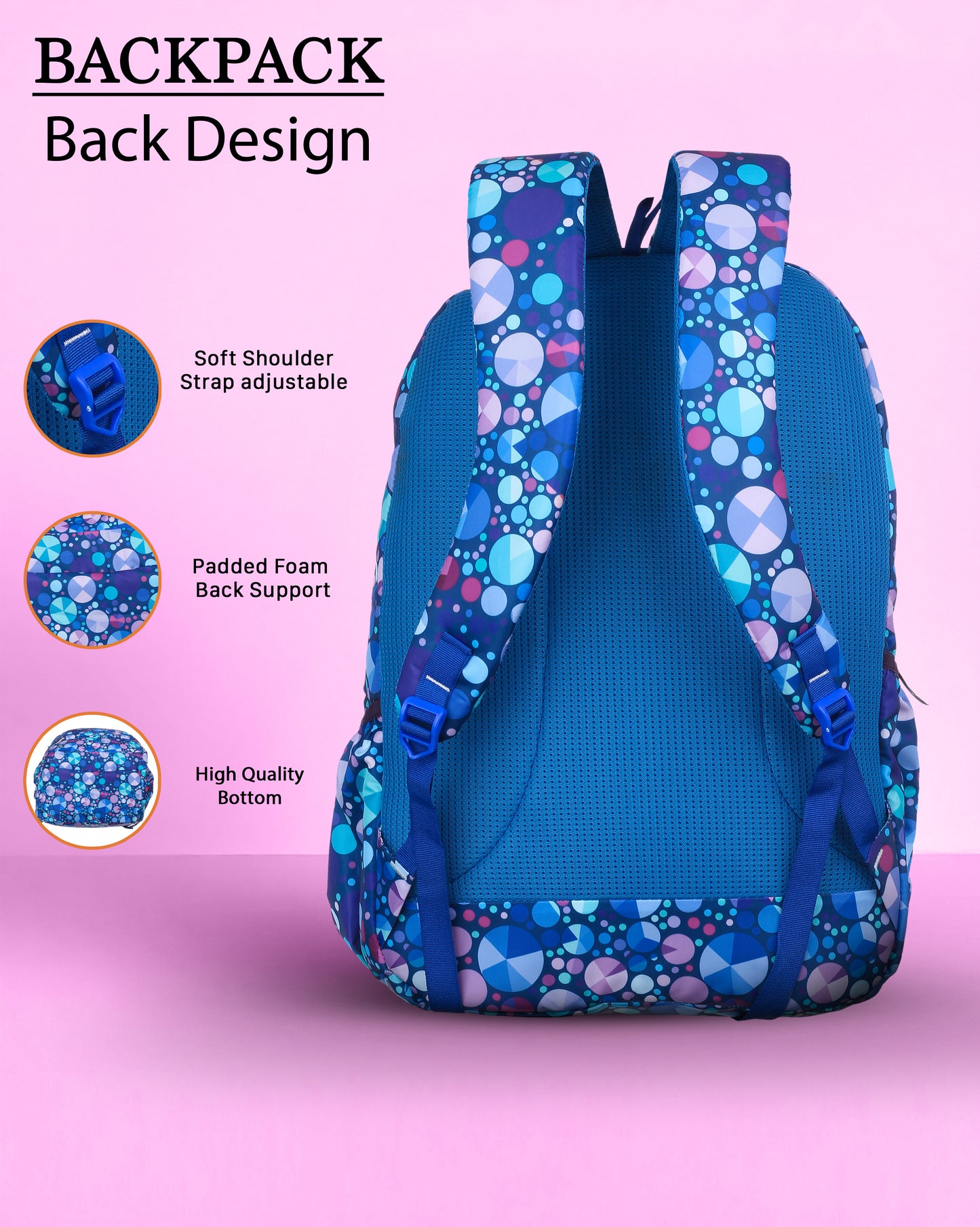 Dhariwal 36L Backpack Casual/School/College/Office Bag BP-248