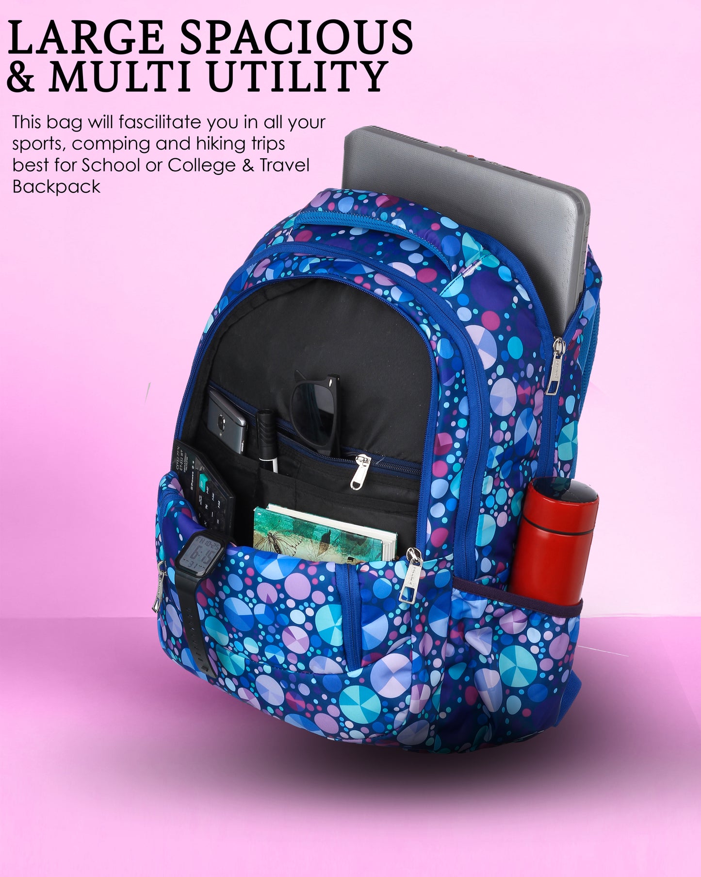 Dhariwal 36L Backpack Casual/School/College/Office Bag BP-248