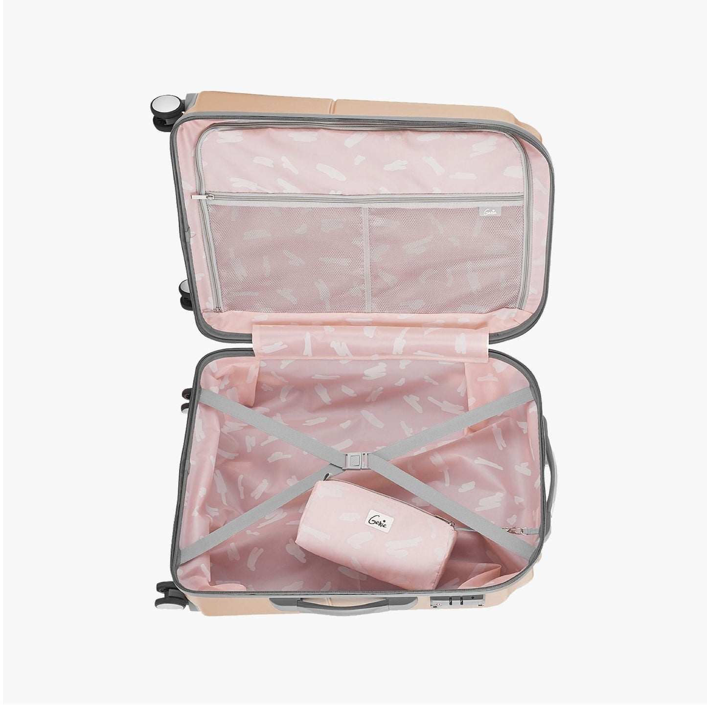 Genie Glam Hard Luggage Suitcase