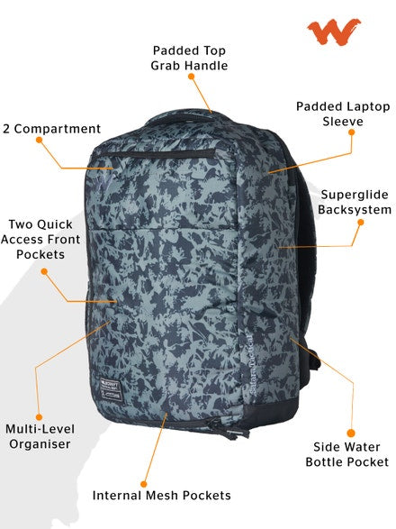 Wildcraft Globetrotter 30 L Laptop Backpack