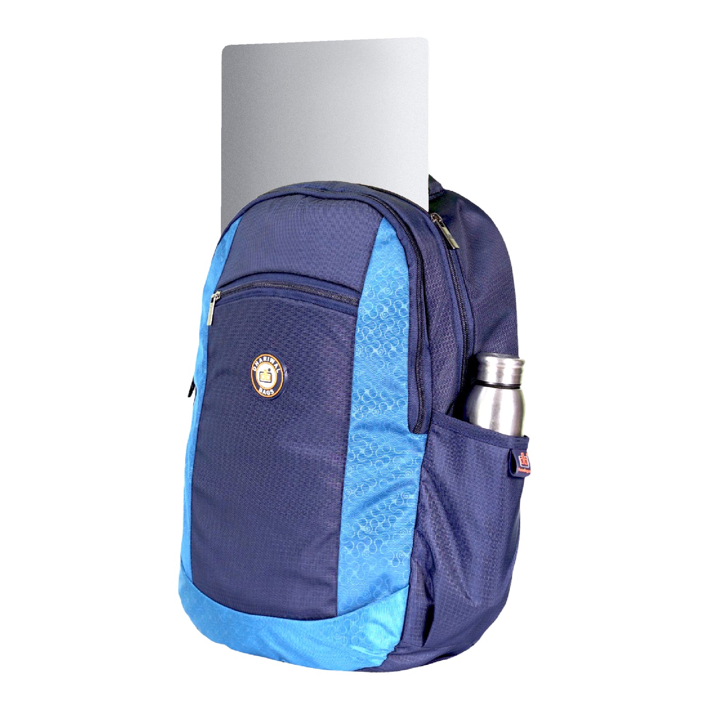 Dhariwal Unisex Dual Compartment Laptop Backpack With Back Air Flow Cushion 18L LB-109