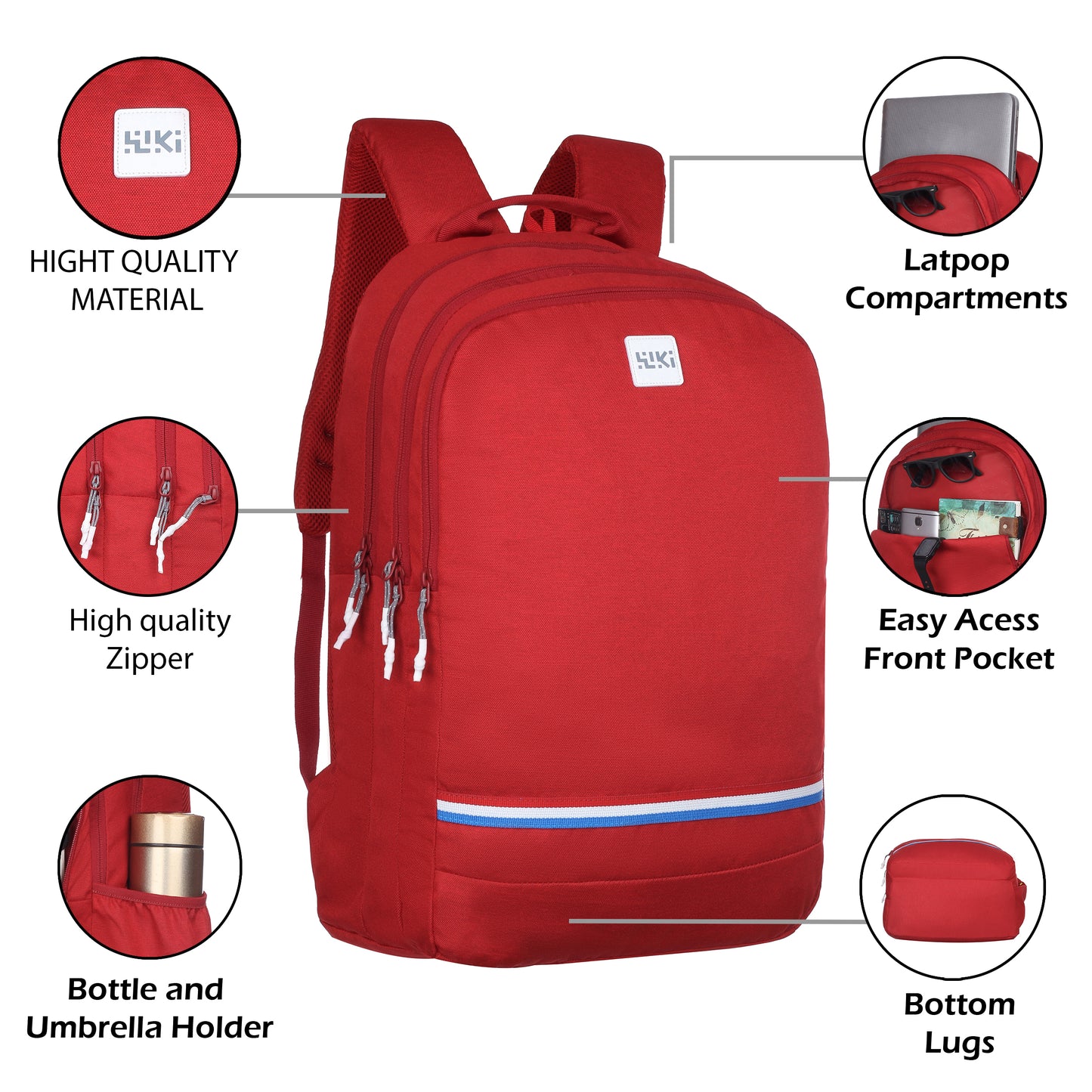 Wildcraft Polyester Expedition LPBP 45 Pro Laptop Backpack for Travel Gym & Office for Men & Women