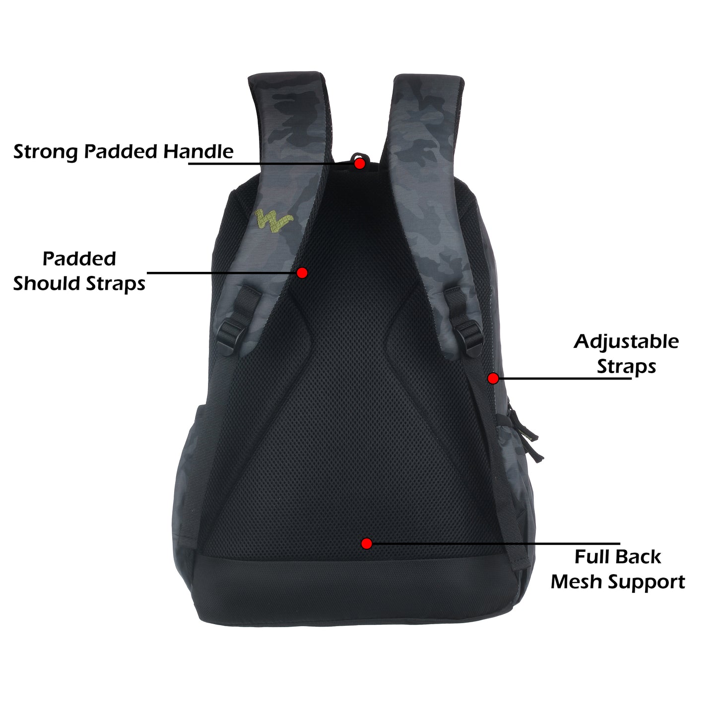 Wildcraft Atlas 45 LP Nylon backpack Ideal for school, college, office & travel bag for men And women