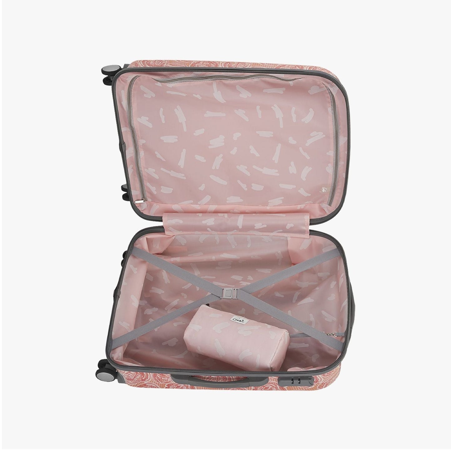 Genie Rose Hard Luggage Suitcase