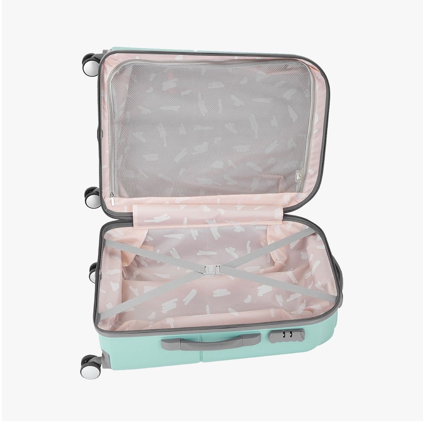 Genie Rose Hard Luggage Suitcase