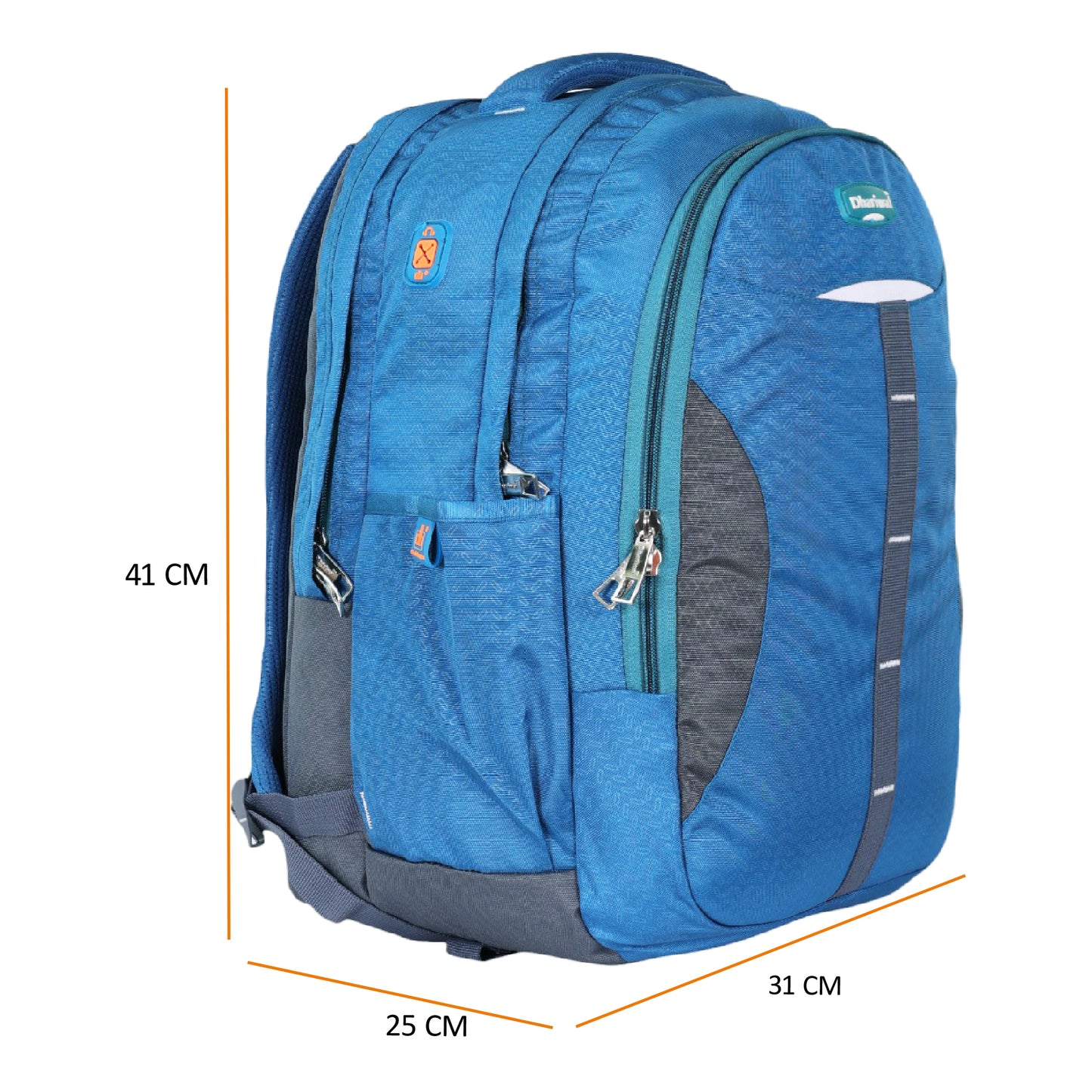 धारीवाल यूनिसेक्स डुअल कम्पार्टमेंट बैकपैक 34L BP-223