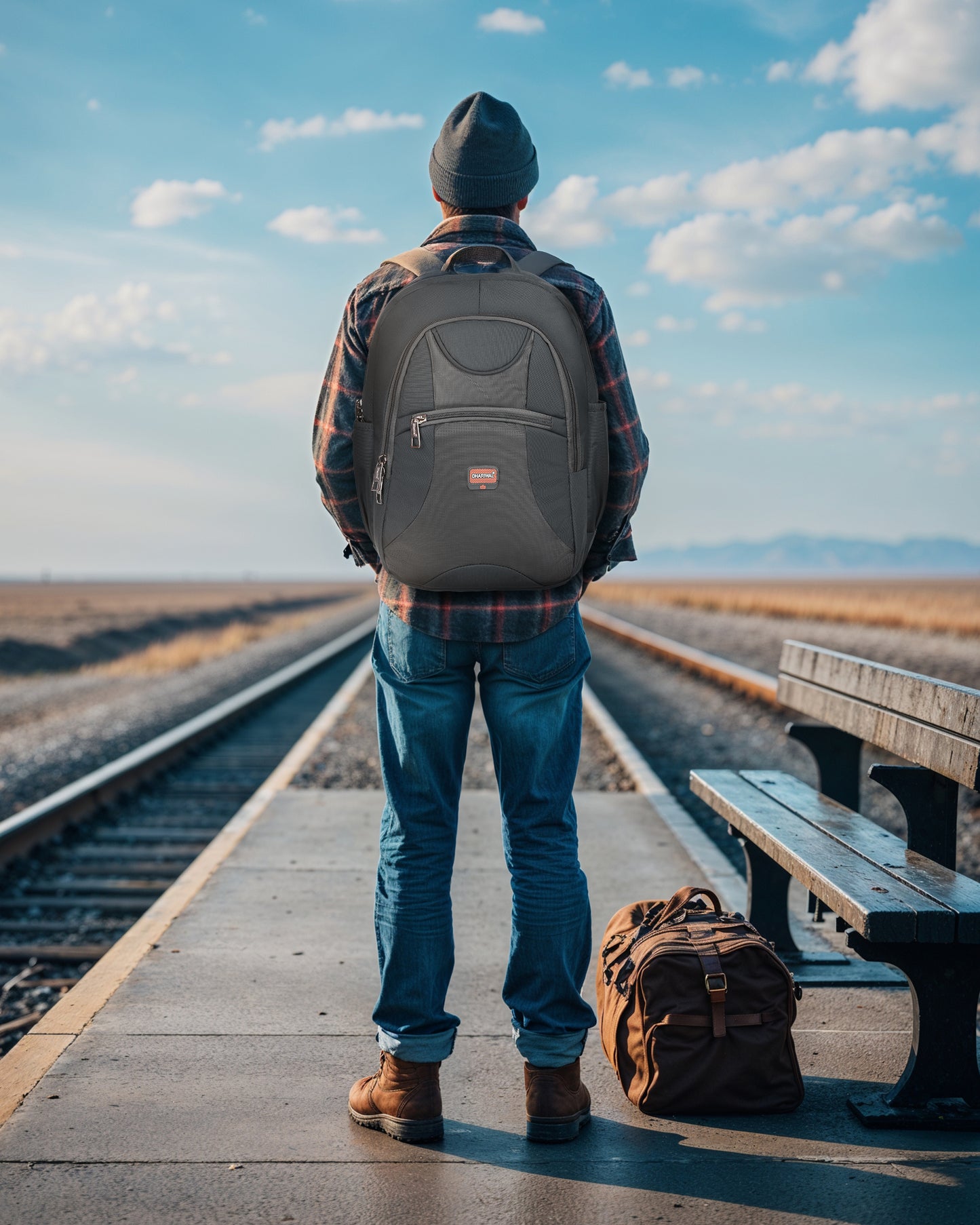 Dhariwal 30L BP-205 Unisex Backpack | Strong & Lightweight | Water-Resistant