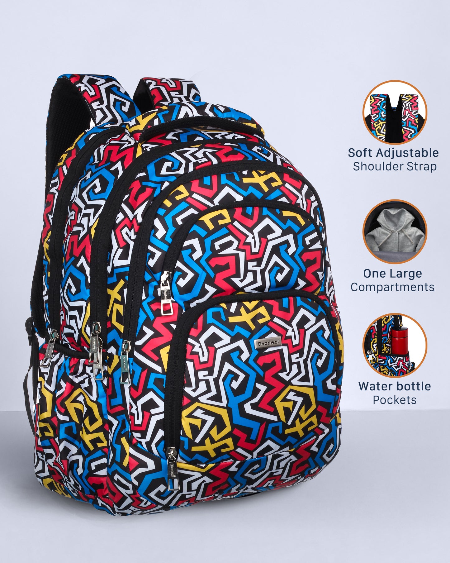 Dhariwal 36L Backpack Casual/School/College/Office Bag BP-248