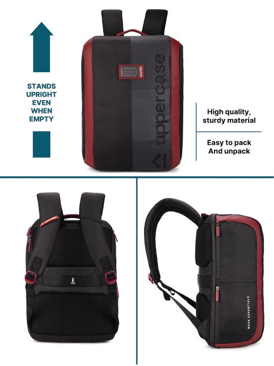 Uppercase Nexus 15" Laptop Bag Water Repellent College Travel Bag 27L