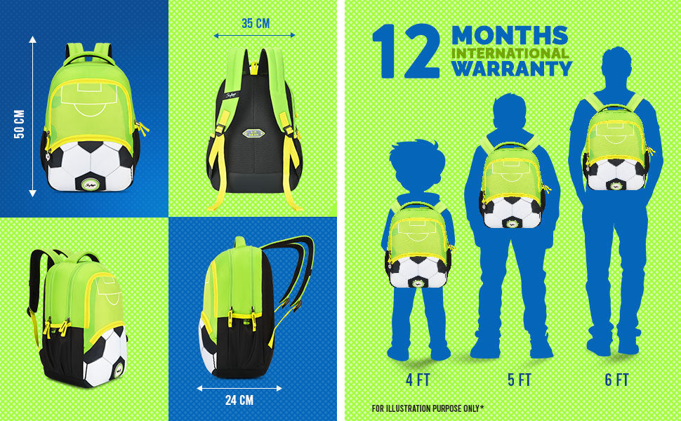 Skybags BUDDY PLUS SCBP FOOTBALL backpack-20L