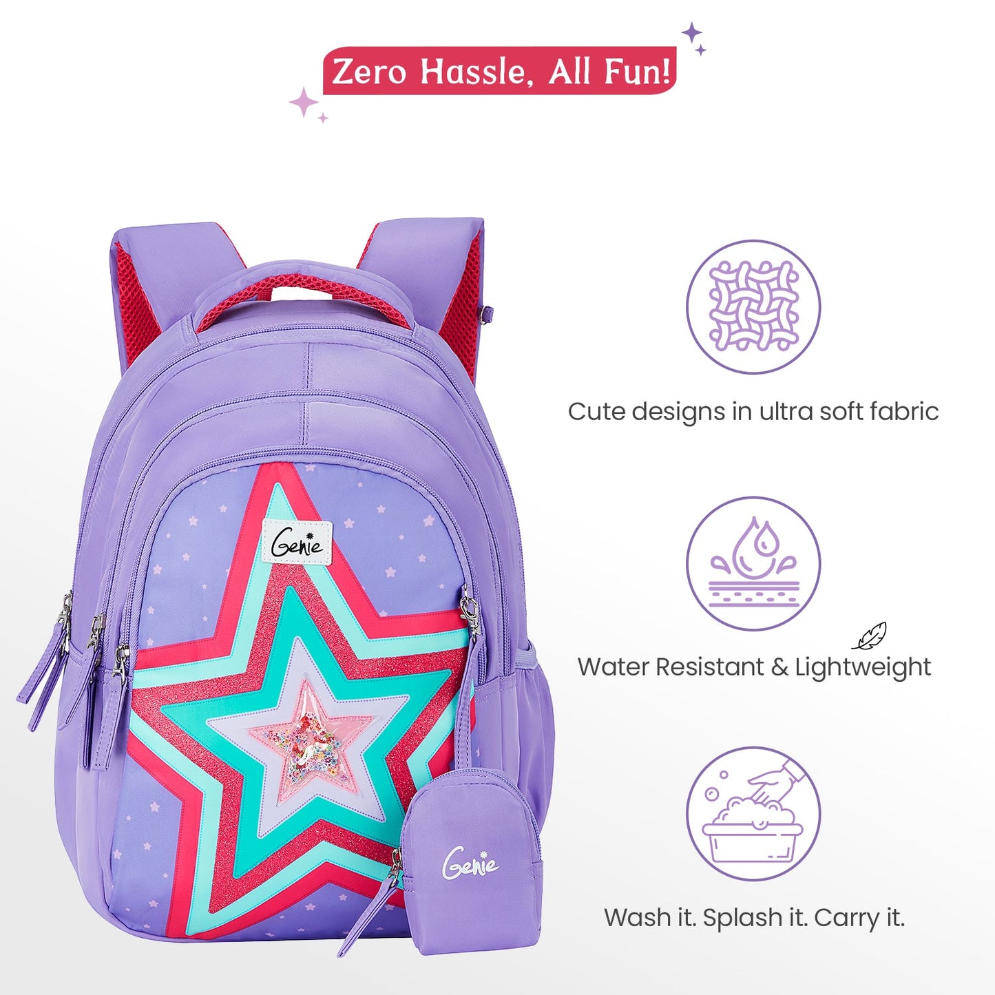 Popstar Small Backpack for Kids-20L