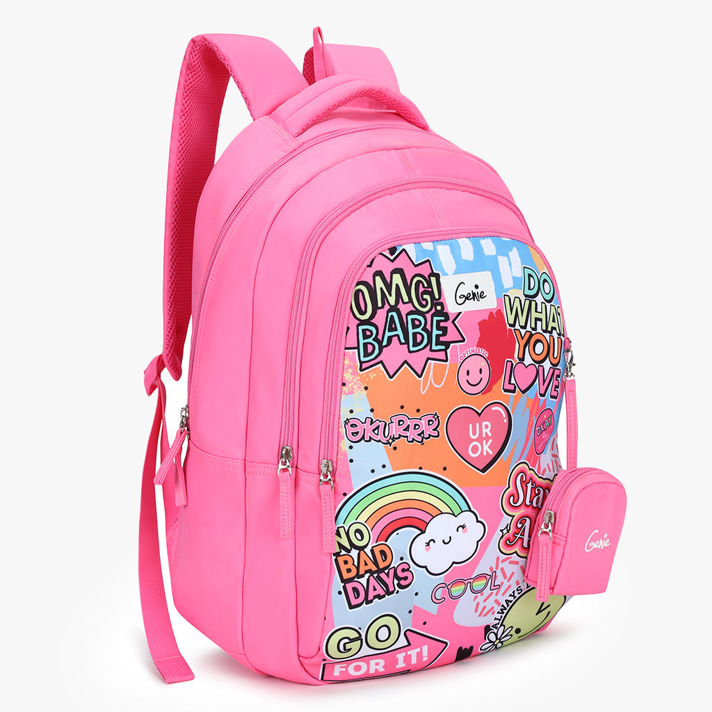 Genie Cool 36L School Backpack With Premium Fabric
