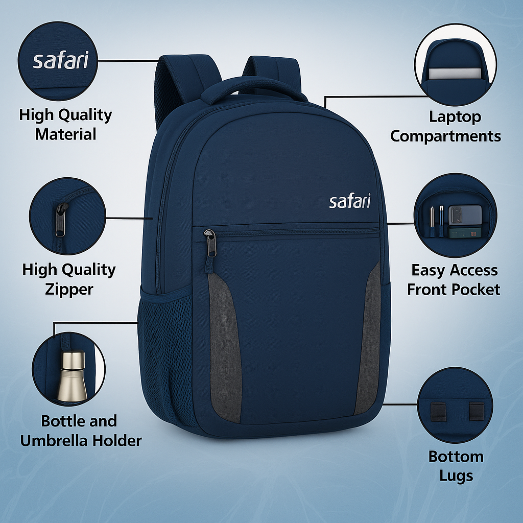 Safari Tritan 36 L Formal Backpack