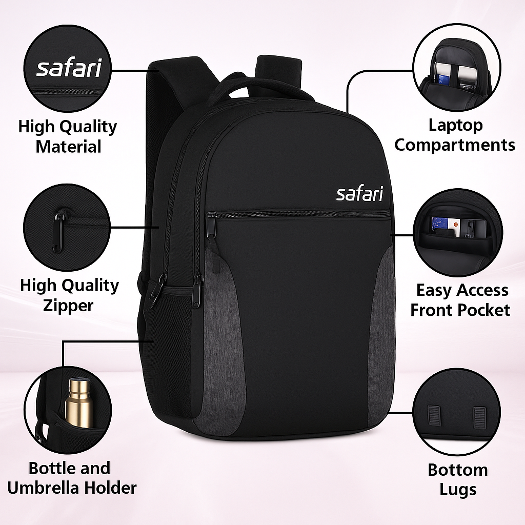 Safari Tritan 36 L Formal Backpack