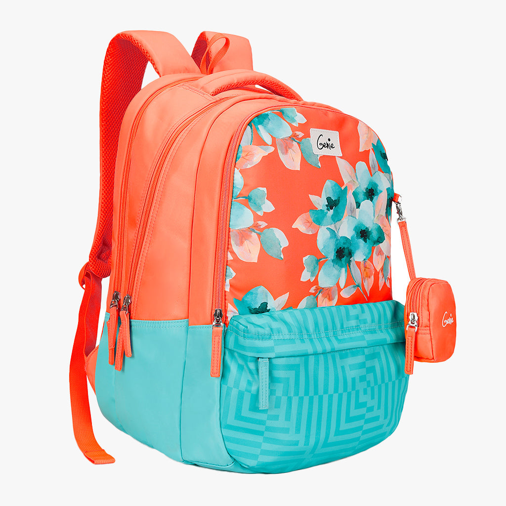 Genie Daisy 19 Inch Maximum Volume Laptop Backpack With Rain Cover