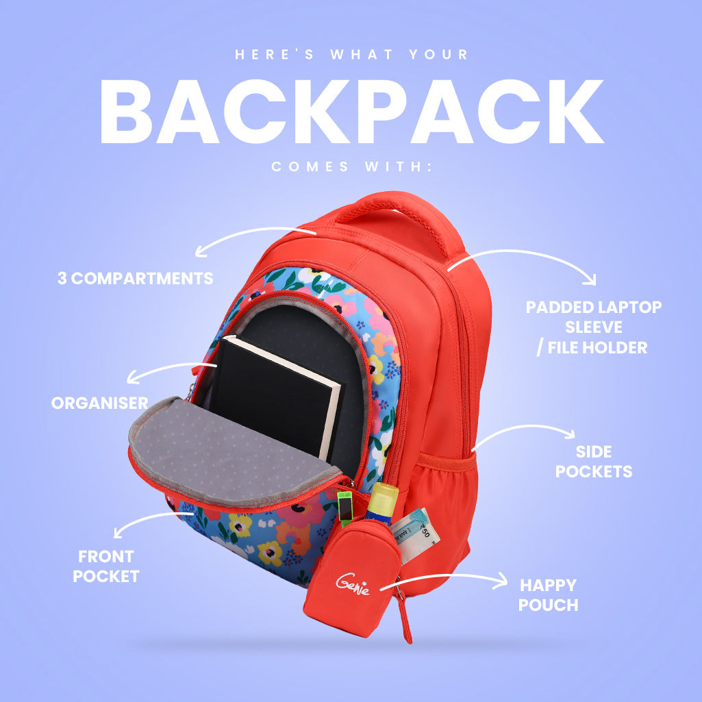 Genie Della 15 Inch Backpack