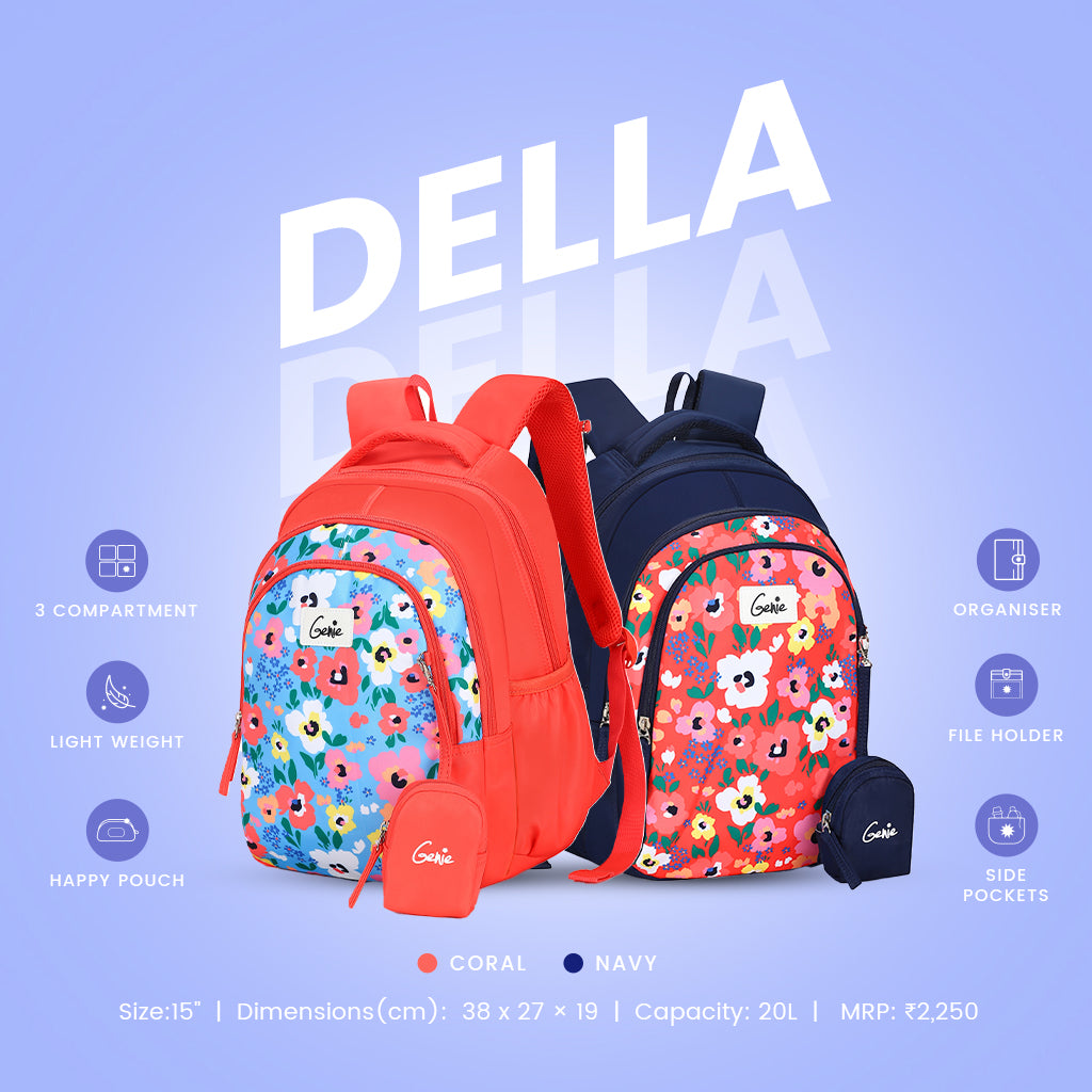 Genie Della 15 Inch Backpack