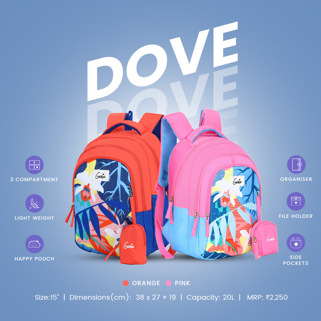 Genie Dove 15 Inch Backpack