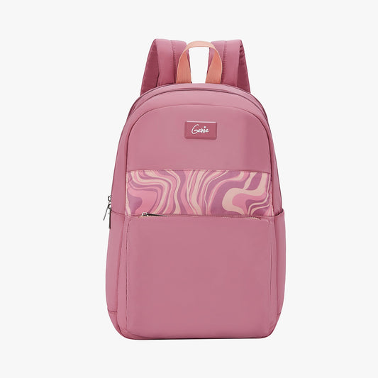 Lola 21L Pink College Backpack With Laptop Sleeve
