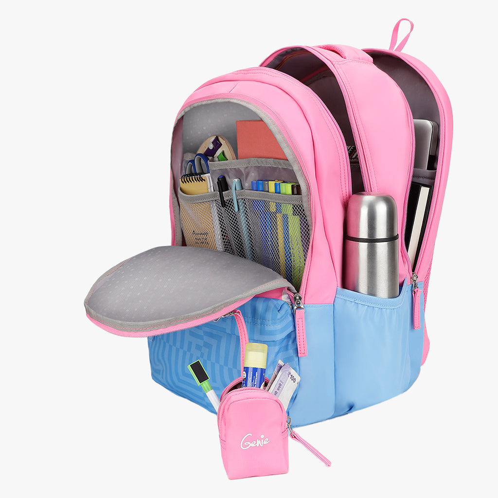 Genie Daisy 19 Inch Maximum Volume Laptop Backpack With Rain Cover