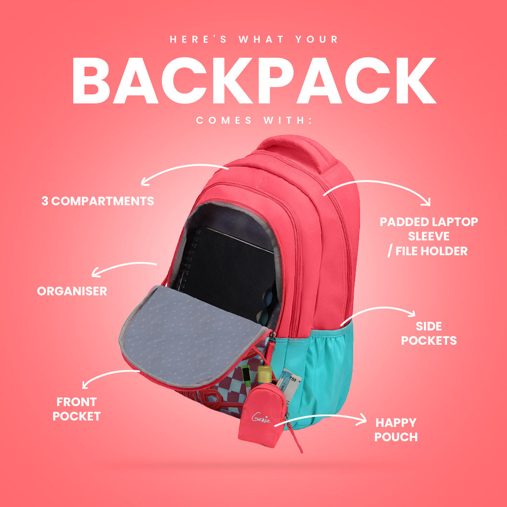 Genie Millie 19 Inch Backpack