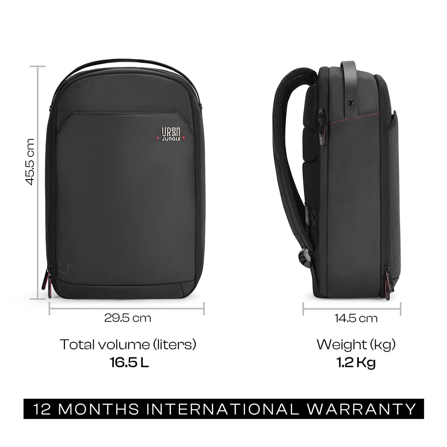 Urban Jungle by Safari Downtown Workpack Premium Backpack with Trolley Sleeve-18l