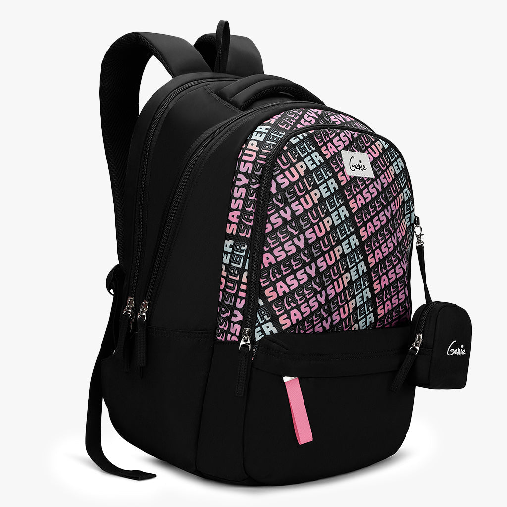 Genie Sass 19 Inch Maximum Volume Laptop Backpack With Rain Cover