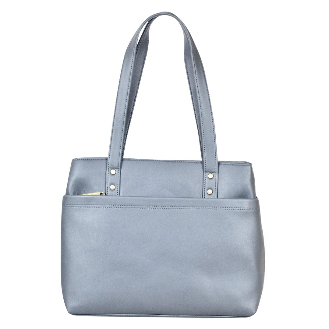 Dhariwal LAB-9915 Women’s Handbag | 3 Main Compartments, Side Zippers & Twin Handles | Premium PU Leather Bag